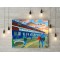 Stockport County FC Edgeley Park Stadium 'Going to the Match' Wall Art Canvas